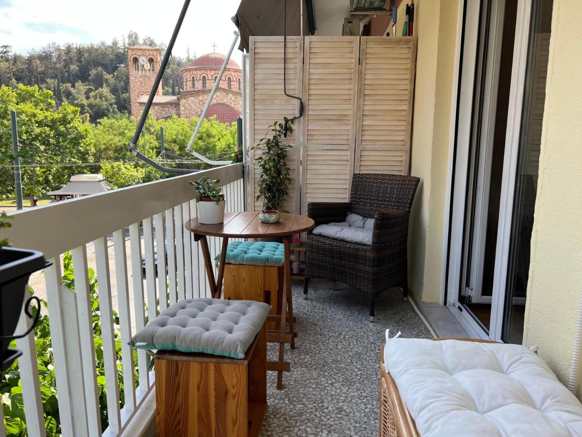 Comfortable 2-Bedroom Apartment Near City Center 100M From Metro Athens Exterior photo
